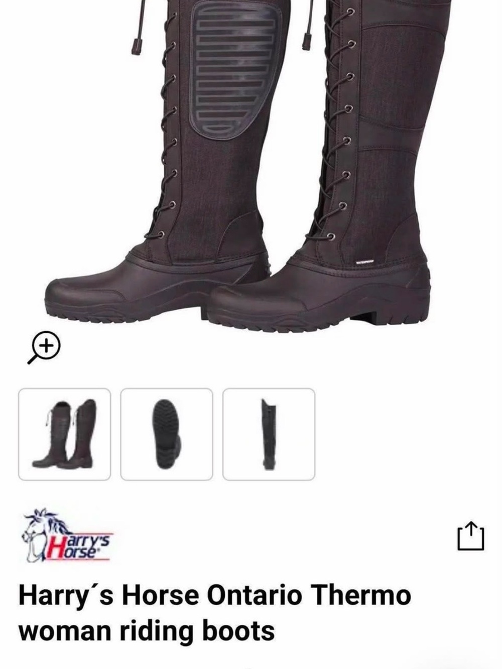 Ontario Thermo Over-the-Knee Riding Boots - Dark Brown